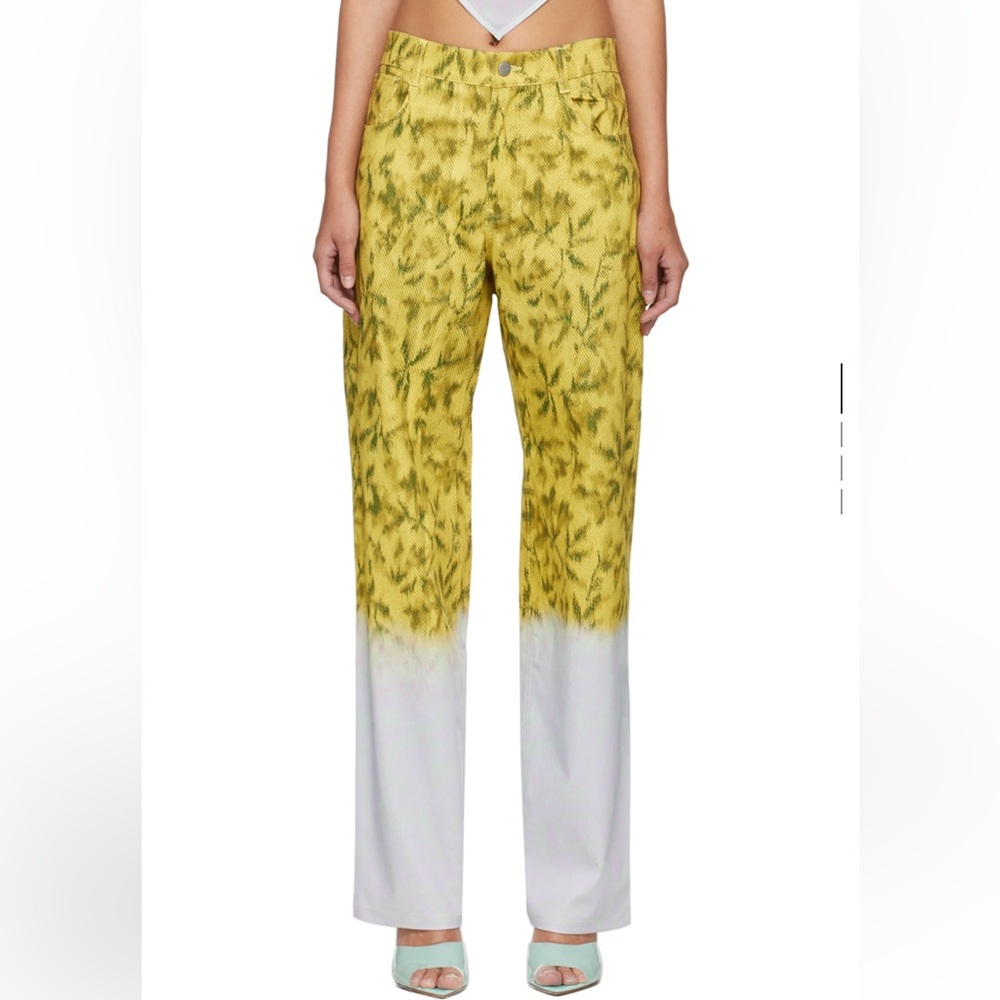 Miaou Yellow Fargo Trousers *Never Worn* - Picture 3 of 4